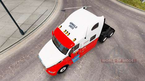 Pele Arnold Bros. trator Peterbilt 387 para American Truck Simulator