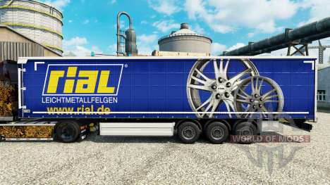 Pele Rial para reboques para Euro Truck Simulator 2