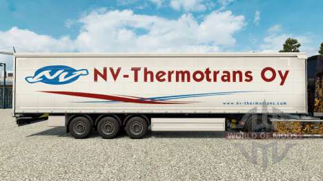 Pele NV-Thermotrans Oy em uma cortina semi-reboq para Euro Truck Simulator 2