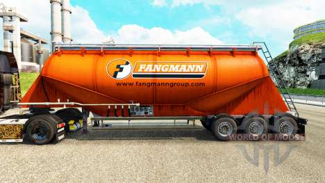 Pele Fangmann cimento semi-reboque para Euro Truck Simulator 2