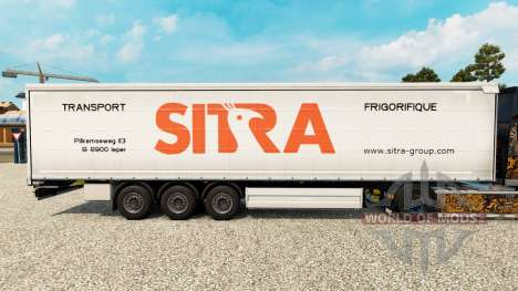 Sitra pele para cortina semi-reboque para Euro Truck Simulator 2