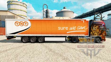 Pele TNT Express semi para Euro Truck Simulator 2