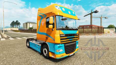 Pezzaioli Porcos pele para caminhões DAF para Euro Truck Simulator 2