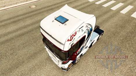 Produto de pele no trator Scania para Euro Truck Simulator 2