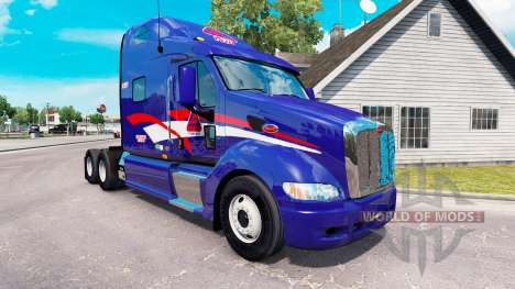 Pele B. T. INC. o trator Peterbilt 387 para American Truck Simulator