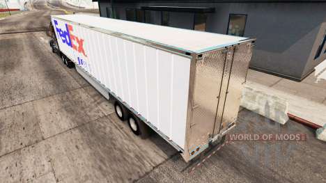 A FedEx pele estendida do trailer para American Truck Simulator