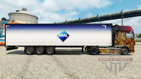 Aral pele para reboques para Euro Truck Simulator 2