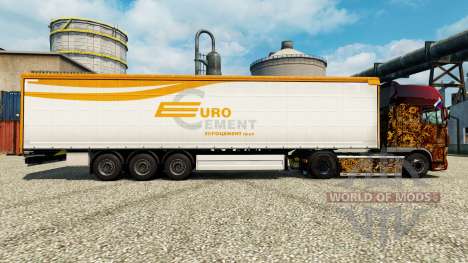 Pele Eurocement grupo na semi para Euro Truck Simulator 2