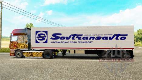 Semi-reboque-o frigorífico de Odaz 9786 Sovtrans para Euro Truck Simulator 2