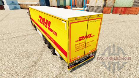 Pele DHL para v2 semi para Euro Truck Simulator 2