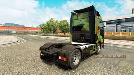 Pele Camo no caminhão Mercedes-Benz para Euro Truck Simulator 2