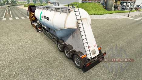 Pele Lafarge cimento semi-reboque para Euro Truck Simulator 2