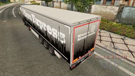 Euro Express pele para reboques para Euro Truck Simulator 2