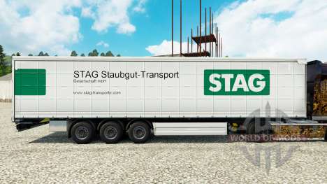 Pele de Veado Staubgut Transporte de semi-reboqu para Euro Truck Simulator 2