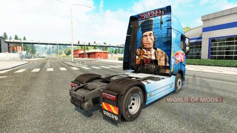 Harnas pele para a Volvo caminhões para Euro Truck Simulator 2
