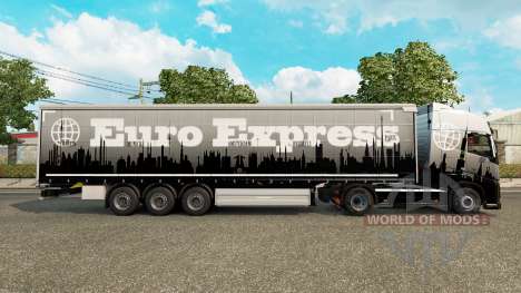 Euro Express pele para reboques para Euro Truck Simulator 2