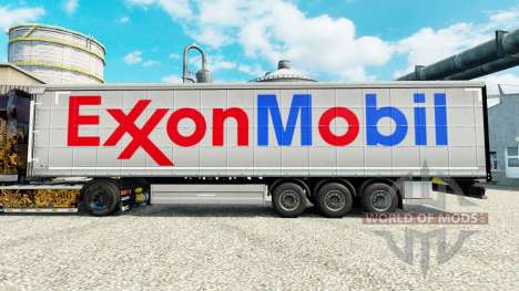 A Exxon Mobil pele para reboques para Euro Truck Simulator 2