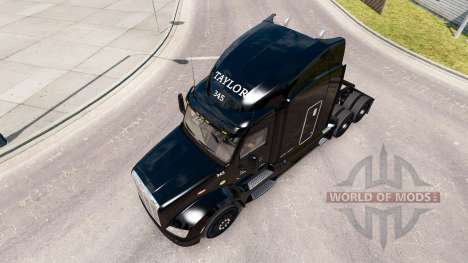 Pele Taylor Express caminhão Peterbilt 579 para American Truck Simulator