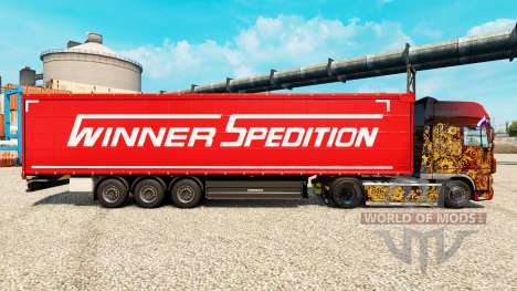 Vencedor Spedition pele para reboques para Euro Truck Simulator 2