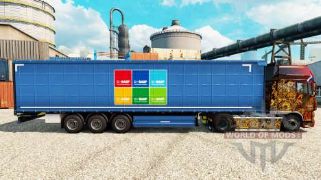 Pele BASF Societas Europaea na semi para Euro Truck Simulator 2