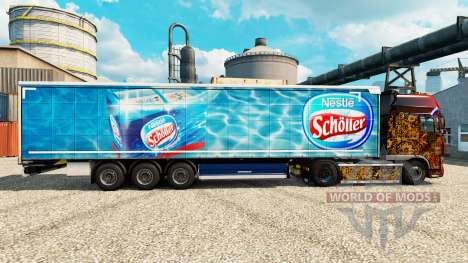 A nestlé Scholler pele para reboques para Euro Truck Simulator 2