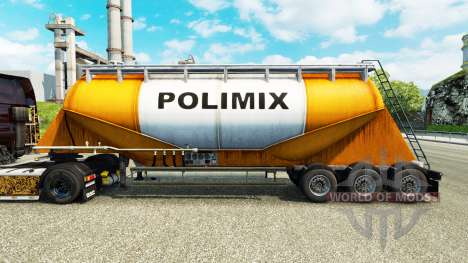 Pele Polimix cimento semi-reboque para Euro Truck Simulator 2