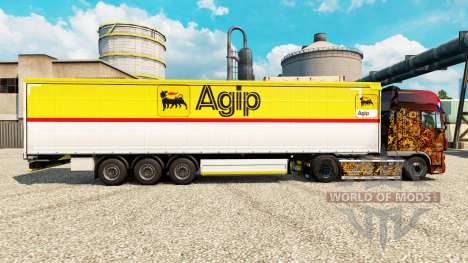 Pele Agip para reboques para Euro Truck Simulator 2