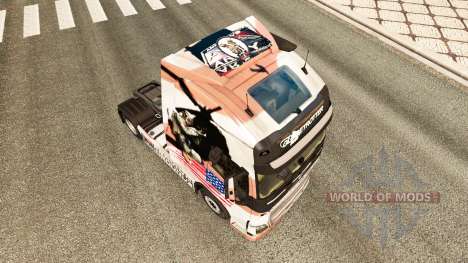 O U. S. Army pele para a Volvo caminhões para Euro Truck Simulator 2