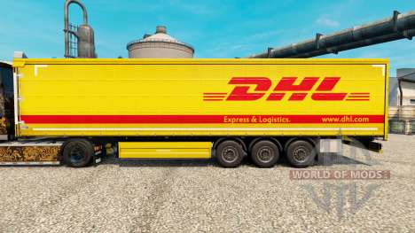 Pele DHL v4 para reboques para Euro Truck Simulator 2