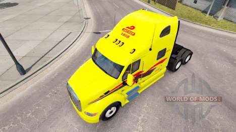 Pele Decker no trator Peterbilt 387 para American Truck Simulator