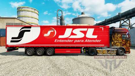 JSL pele para reboques para Euro Truck Simulator 2