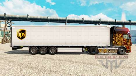 Pele UPS para reboques para Euro Truck Simulator 2