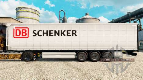 Schenker pele para engate de reboque para Euro Truck Simulator 2