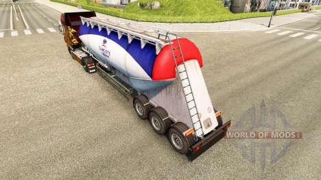 Pele Dangote Cement cimento semi-reboque para Euro Truck Simulator 2