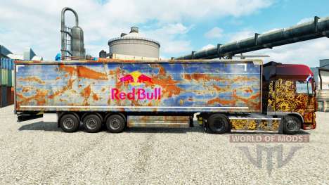 O Red Bull pele para reboques para Euro Truck Simulator 2