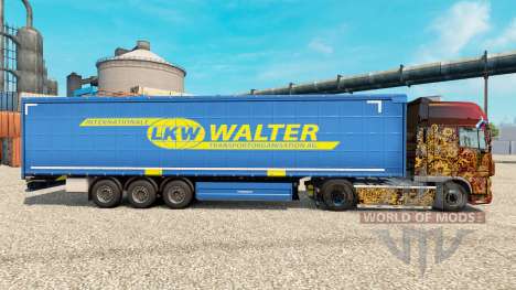 LKW WALTER pele para engate de reboque para Euro Truck Simulator 2