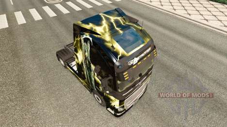 A pele da terrível tempestade na Volvo caminhões para Euro Truck Simulator 2
