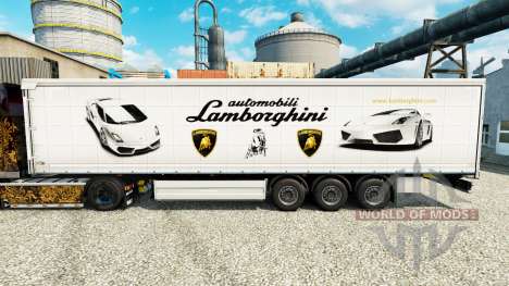 Pele Lamborghini semi-reboques para Euro Truck Simulator 2