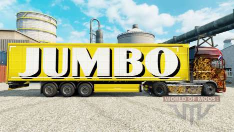 A pele no Jumbo reboques para Euro Truck Simulator 2