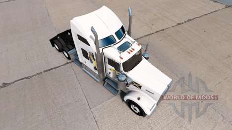 Pele Escócia no caminhão Kenworth W900 para American Truck Simulator