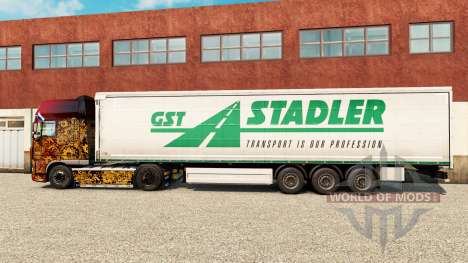 Pele GST Stadler, em uma cortina semi-reboque para Euro Truck Simulator 2