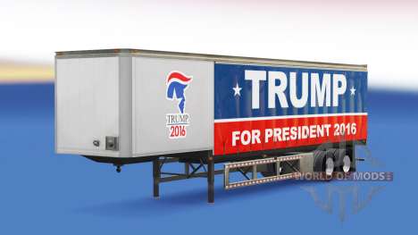 Pele Trunfo de 2016 de uma cortina semi-reboque para American Truck Simulator