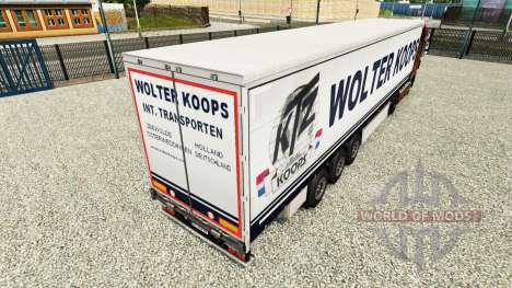 Wolter Koops pele para cortina semi-reboque para Euro Truck Simulator 2