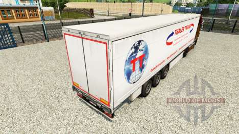 Pele Thaler Trans em uma cortina semi-reboque para Euro Truck Simulator 2