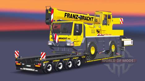 Baixa varrer caminhão guindaste Liebherr LTM 103 para Euro Truck Simulator 2