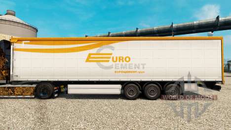 Pele EUROCEMENT para reboques para Euro Truck Simulator 2