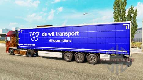 Pele De Wit Transporte de semi-reboques para Euro Truck Simulator 2