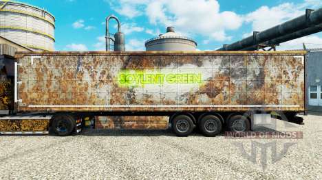 Pele Soylent Green para reboques para Euro Truck Simulator 2