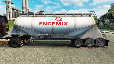 Pele Engemix cimento semi-reboque para Euro Truck Simulator 2