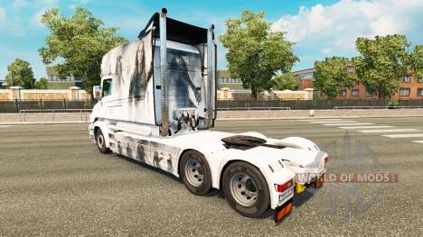 Piratas pele para caminhão Scania T para Euro Truck Simulator 2